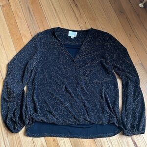 If By Sea Crossover Blouse